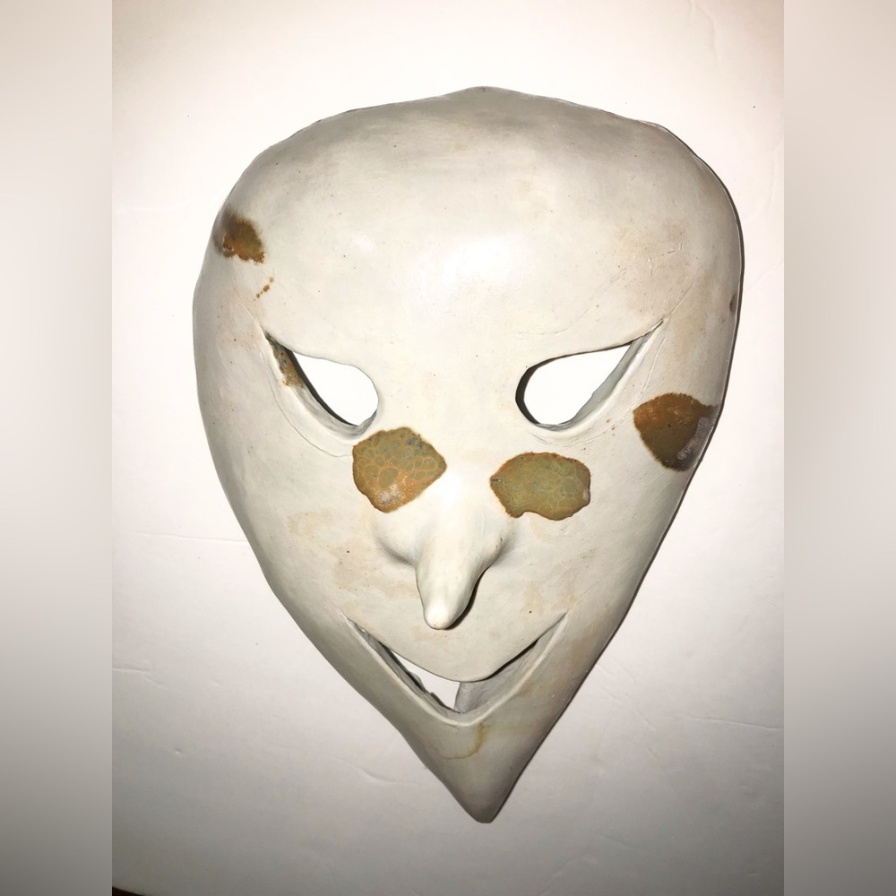 Handcrafted Ceramic Mask Wall Art strange unique decor